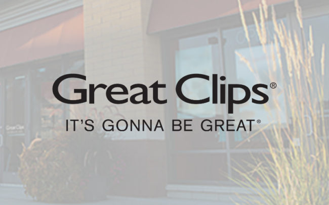 Great Clips log with 