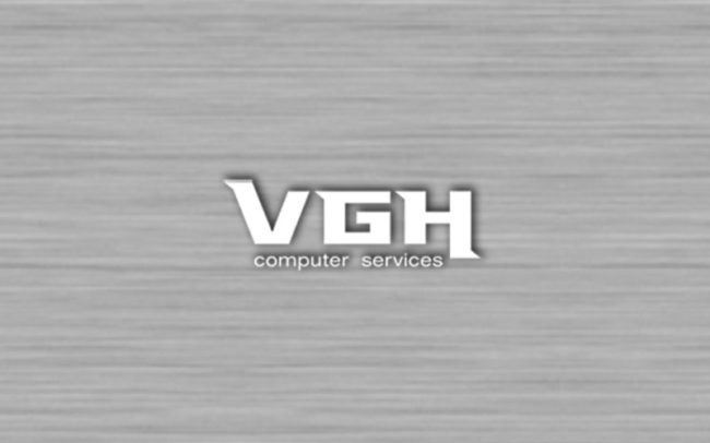 VGH computer repair logo on white background