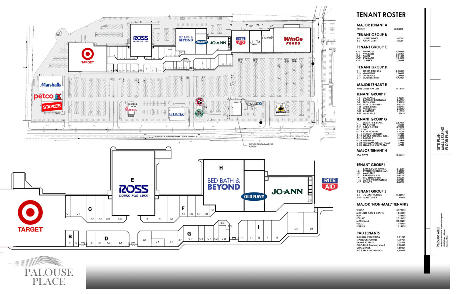Leasing » Palouse Place » Find Space for Lease and More Details